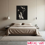 Masculine Silhouette - laser-cut metal wall art
