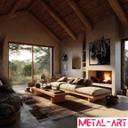 Fierce Roar - laser-cut metal wall art