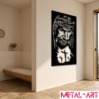 Divine Redemption - laser-cut metal wall art