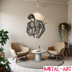 Man & Matter - laser-cut metal wall art