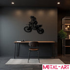 Fearless Ascent - laser-cut metal wall art