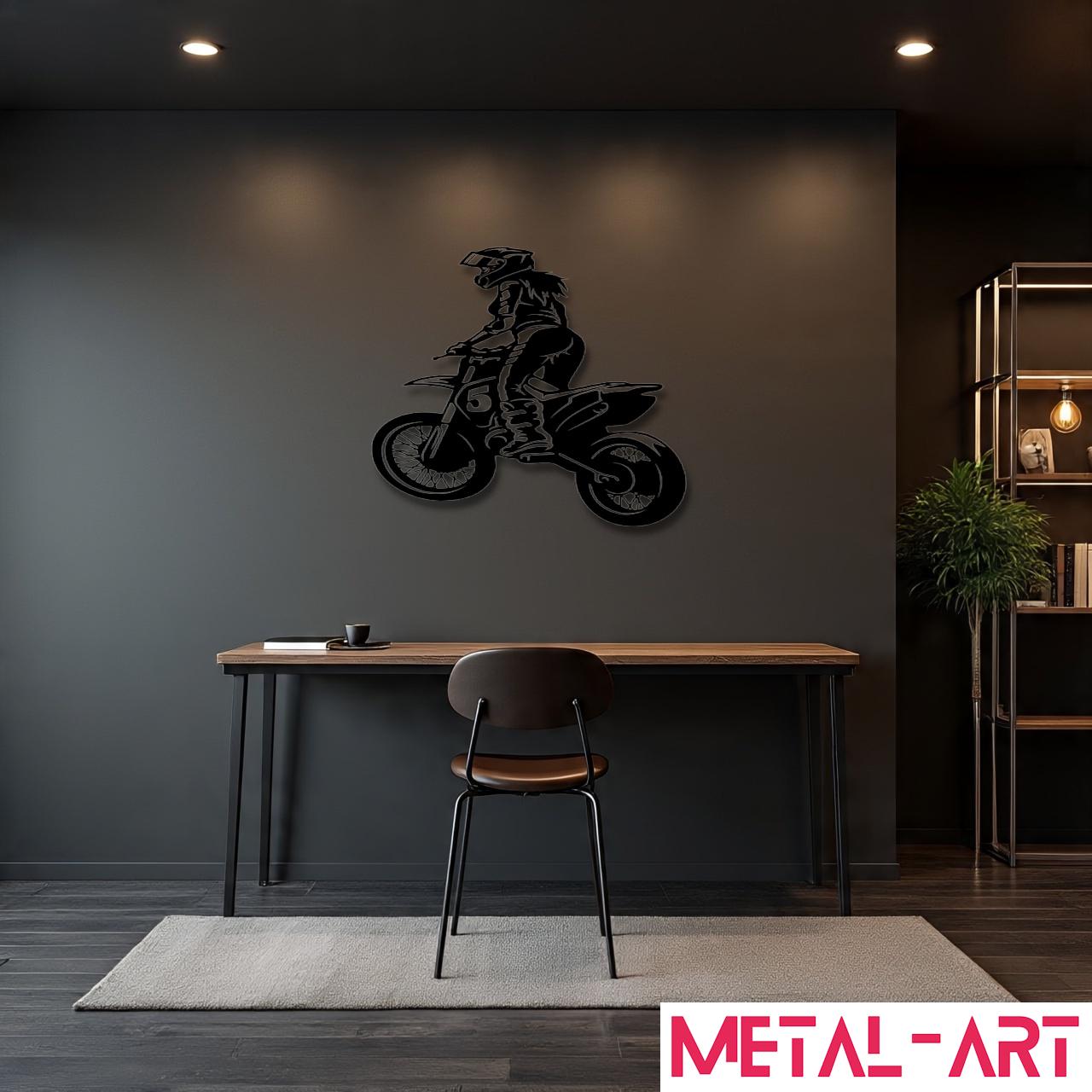 Fearless Ascent - laser-cut metal wall art