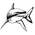 Jaws of Steel - laser-cut metal wall art