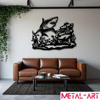 Apex Predator - laser-cut metal wall art