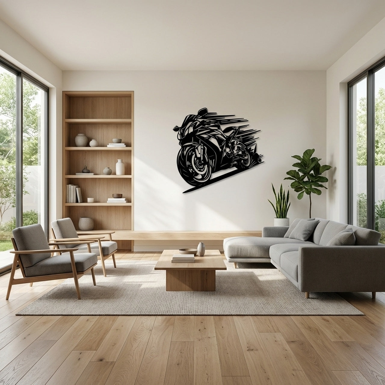 Full Send - laser-cut metal wall art