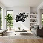 The Rush - laser-cut metal wall art