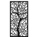 Bare Crown - laser-cut metal wall art