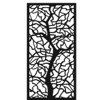 Bare Crown - laser-cut metal wall art