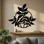 Berry Wreath - laser-cut metal wall art