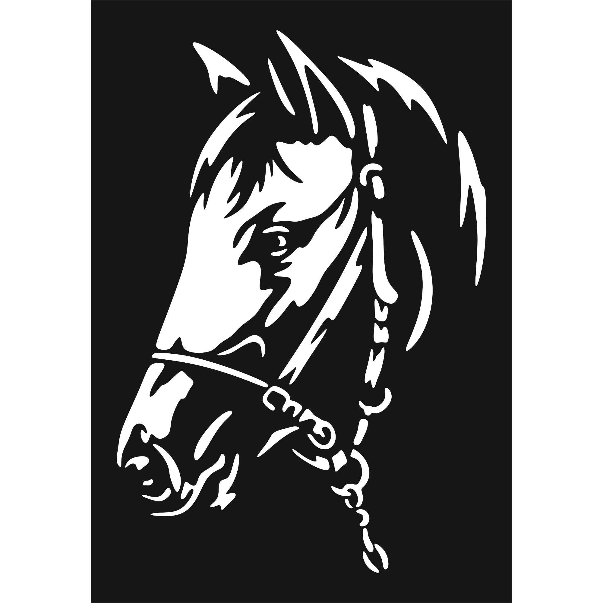 Bridled