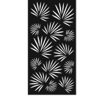 Burst Fan - laser-cut metal wall art