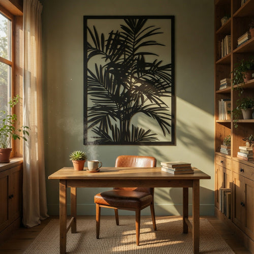 Canopy - laser-cut metal wall art