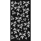 Cascade Leaf - laser-cut metal wall art