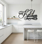 Chef's Word - laser-cut metal wall art
