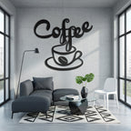 Daily Ritual - laser-cut metal wall art