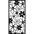 Daisy Field - laser-cut metal wall art