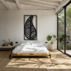 Drop Leaf - laser-cut metal wall art
