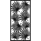 Fan Array - laser-cut metal wall art
