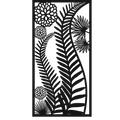 Fern Bloom - laser-cut metal wall art