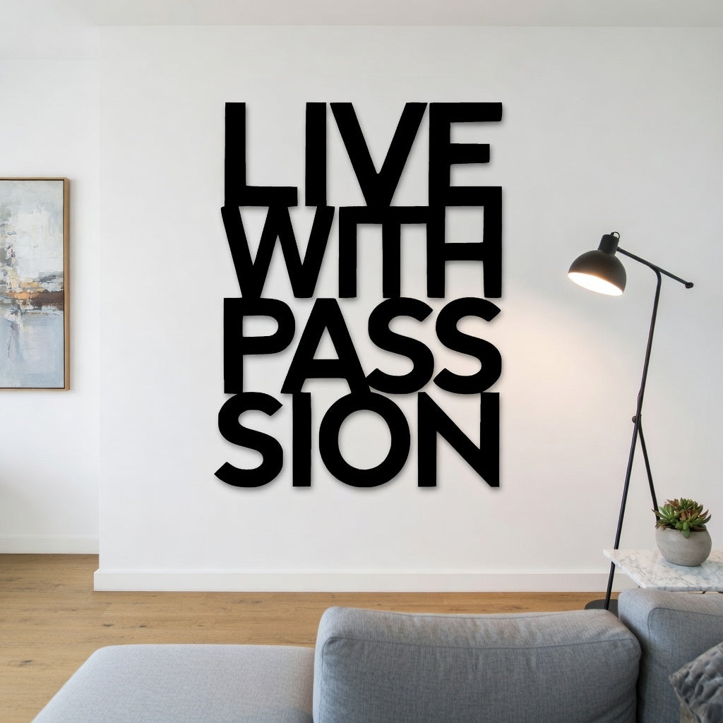 Fire Within - laser-cut metal wall art