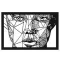 Fractured - laser-cut metal wall art