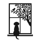 Glass Dreamer - laser-cut metal wall art
