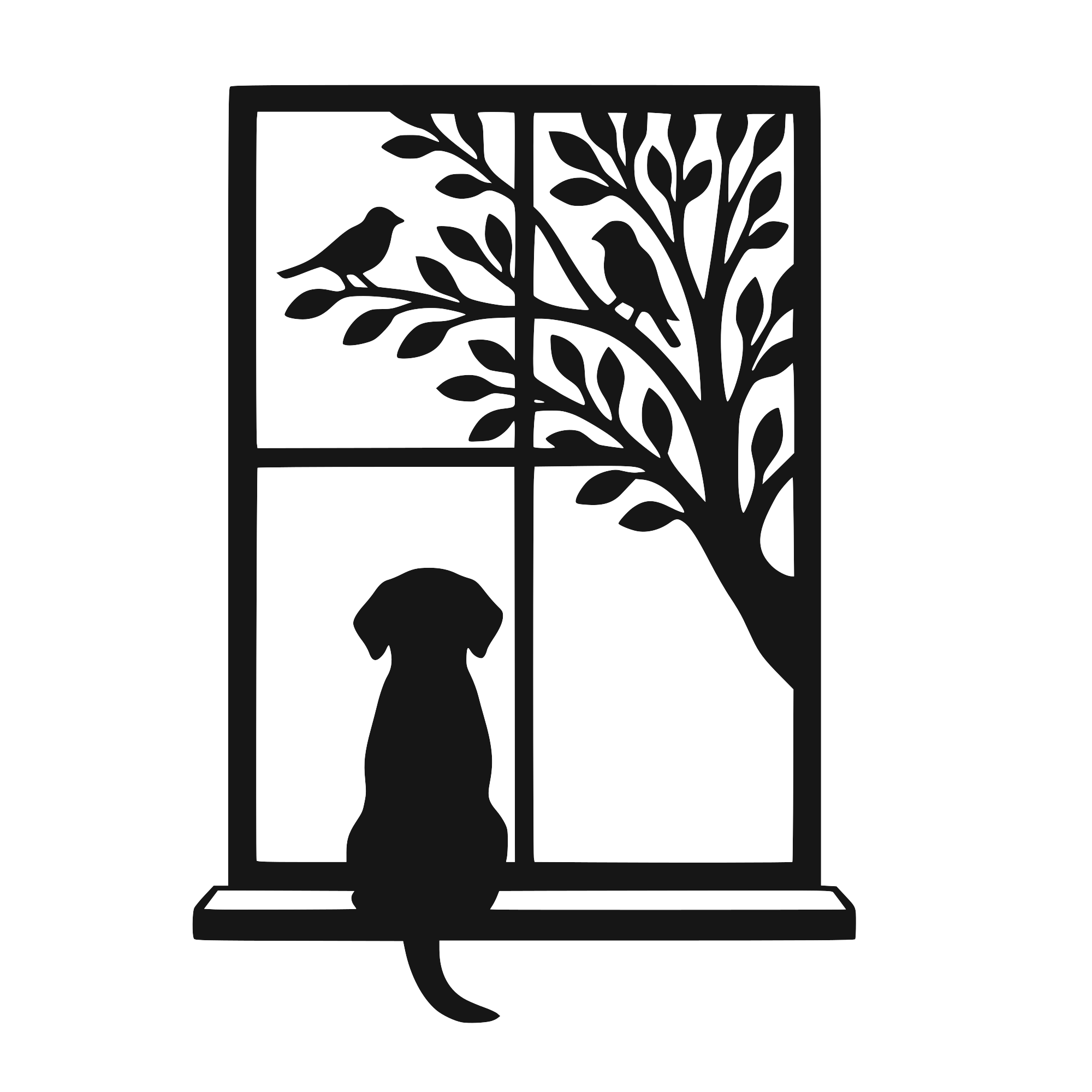 Glass Dreamer - laser-cut metal wall art