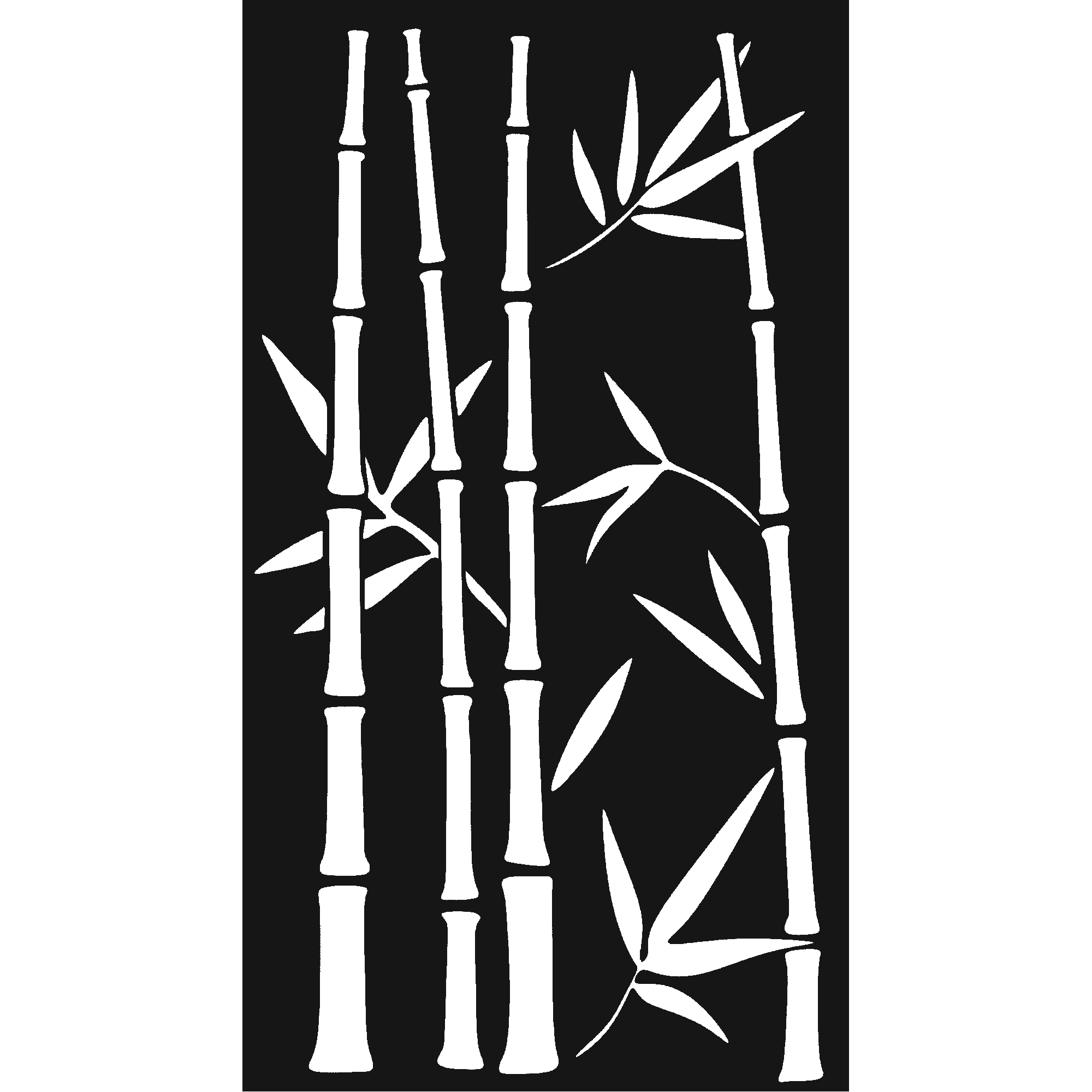 Green Silence - laser-cut metal wall art
