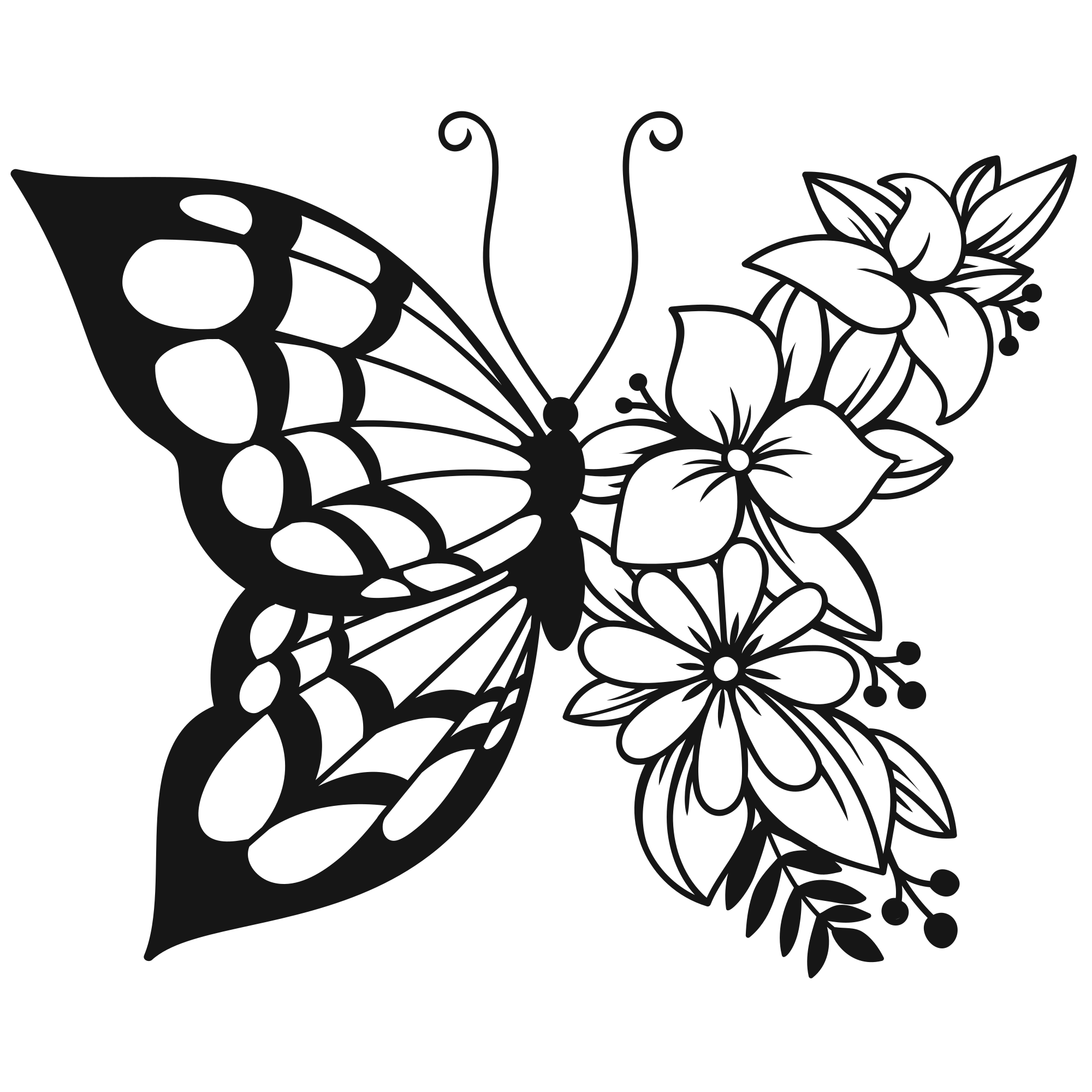 Half Wild - laser-cut metal wall art