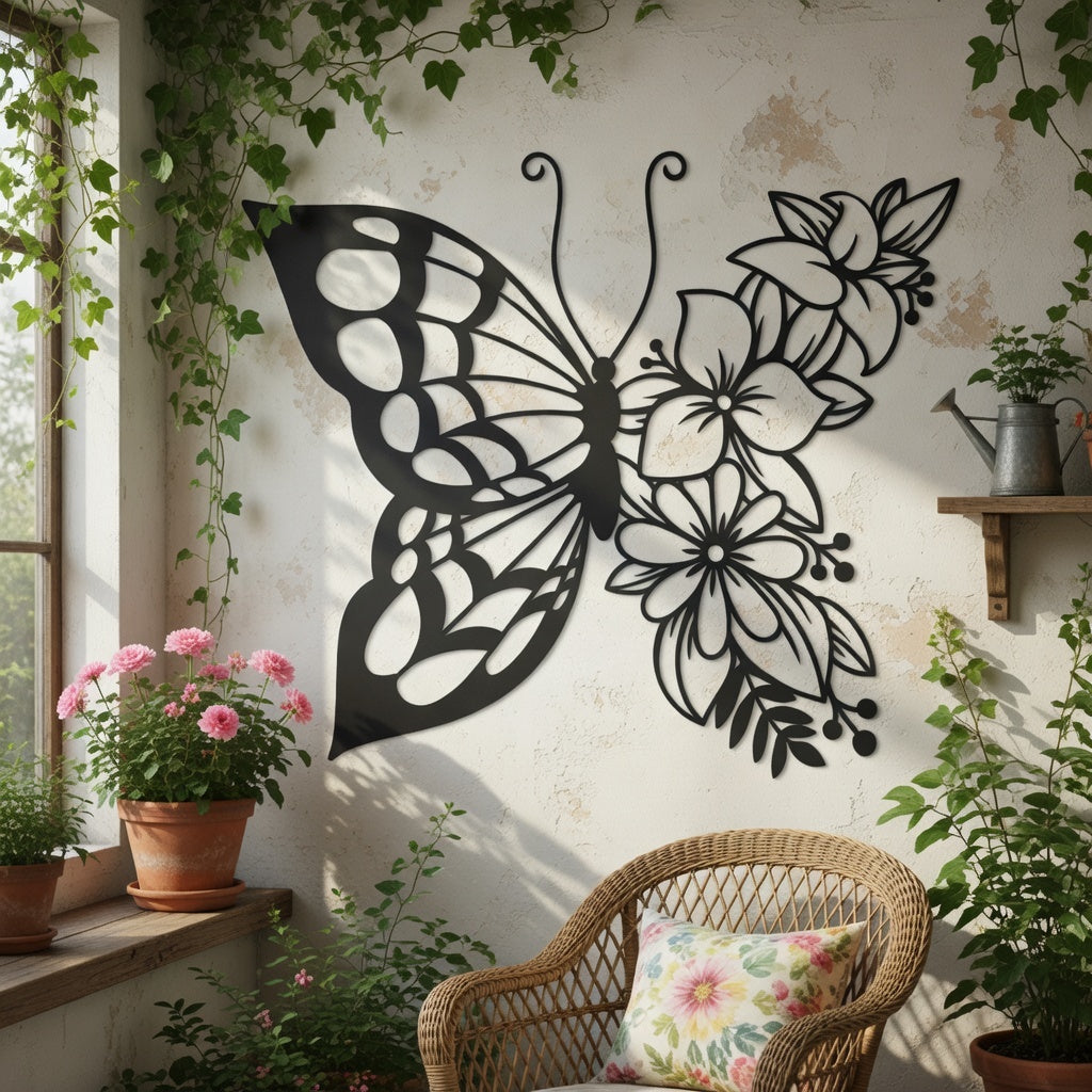 Half Wild - laser-cut metal wall art