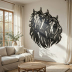 Herd Bound - laser-cut metal wall art