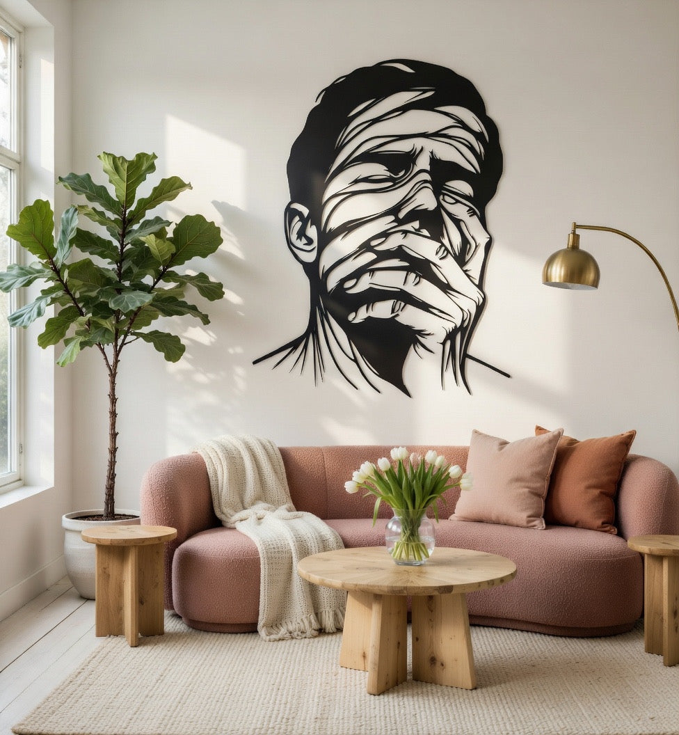Hold Still - laser-cut metal wall art