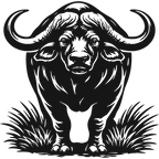 Horn Down - laser-cut metal wall art