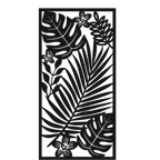Jungle Bloom - laser-cut metal wall art