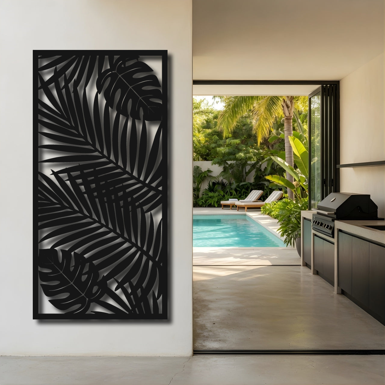 Jungle Press - laser-cut metal wall art