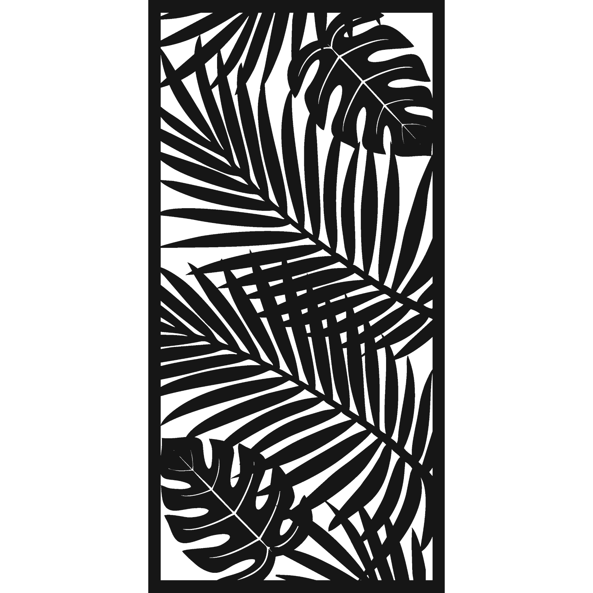 Jungle Press - laser-cut metal wall art