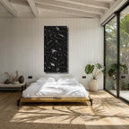 Leaf Curl - laser-cut metal wall art