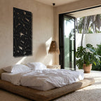 Leaf Curl - laser-cut metal wall art