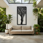 Lone Tree - laser-cut metal wall art