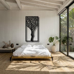 Lone Tree - laser-cut metal wall art