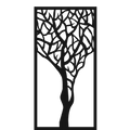 Lone Tree - laser-cut metal wall art