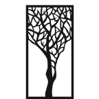Lone Tree - laser-cut metal wall art
