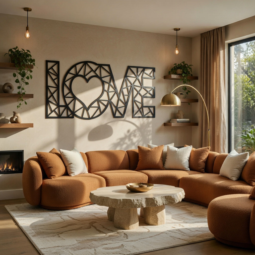 Loud Quiet - laser-cut metal wall art