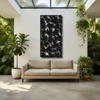 Maple Fall - laser-cut metal wall art