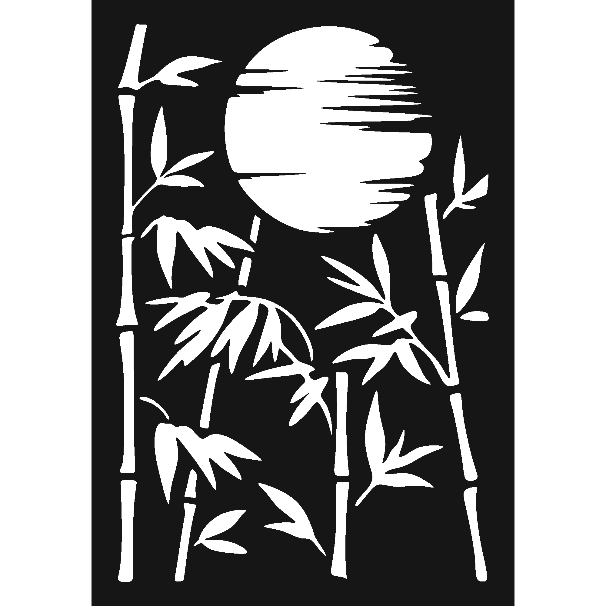 Midnight Hollow - laser-cut metal wall art