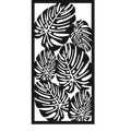 Monstera - laser-cut metal wall art