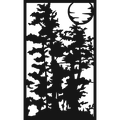 Night Stand - laser-cut metal wall art