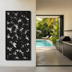 Oak Drift - laser-cut metal wall art