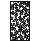 Oak Drift - laser-cut metal wall art