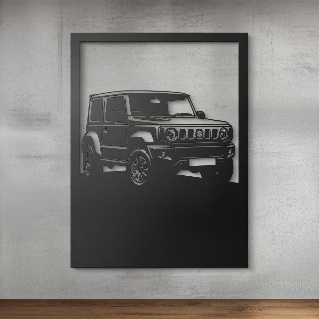 Off Road Ready - laser-cut metal wall art